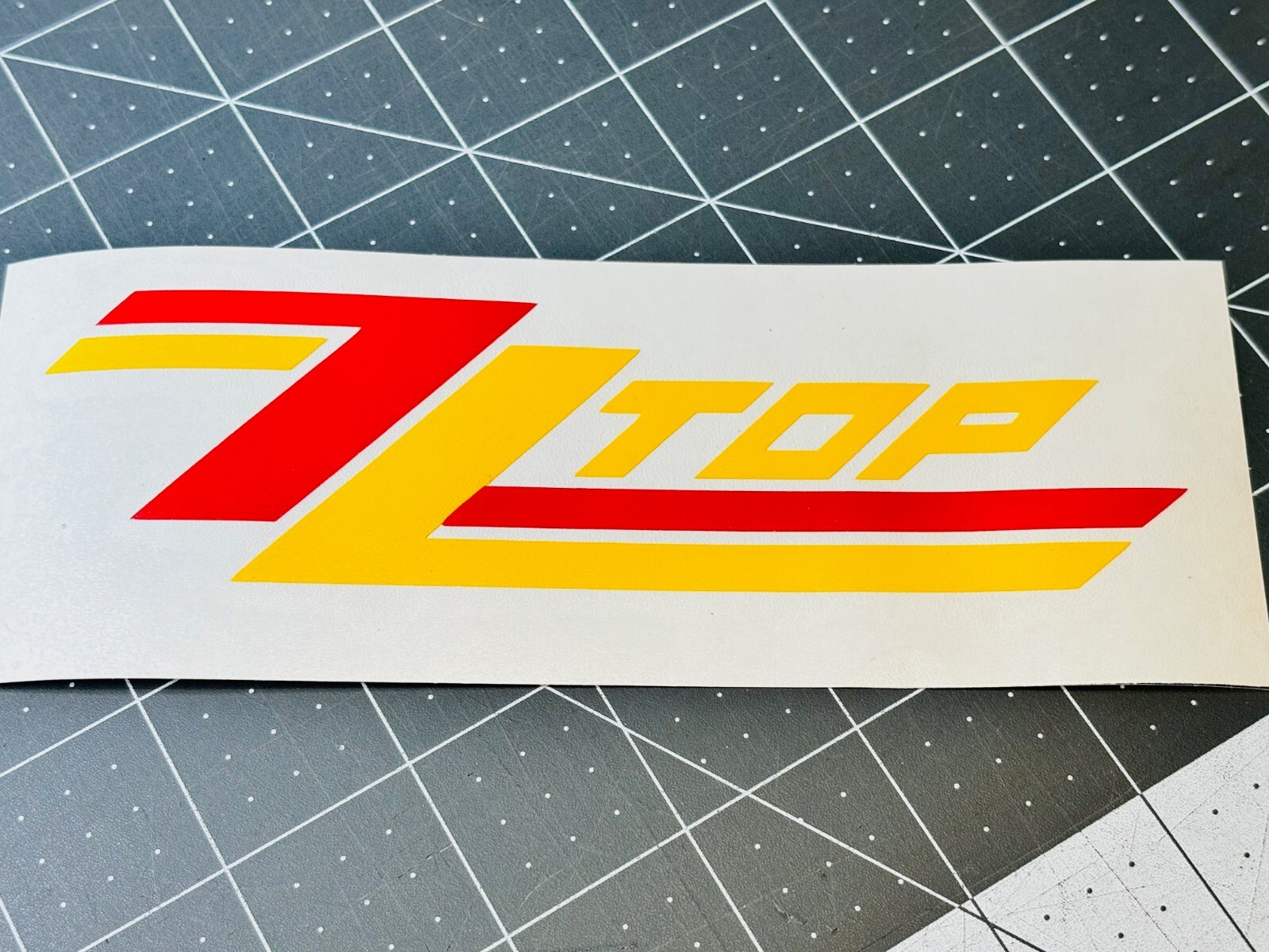 ZZ Top Two-Tone Vinyl Decal – Many Sizes FREE Ship + Buy 2 Get 1 FREE