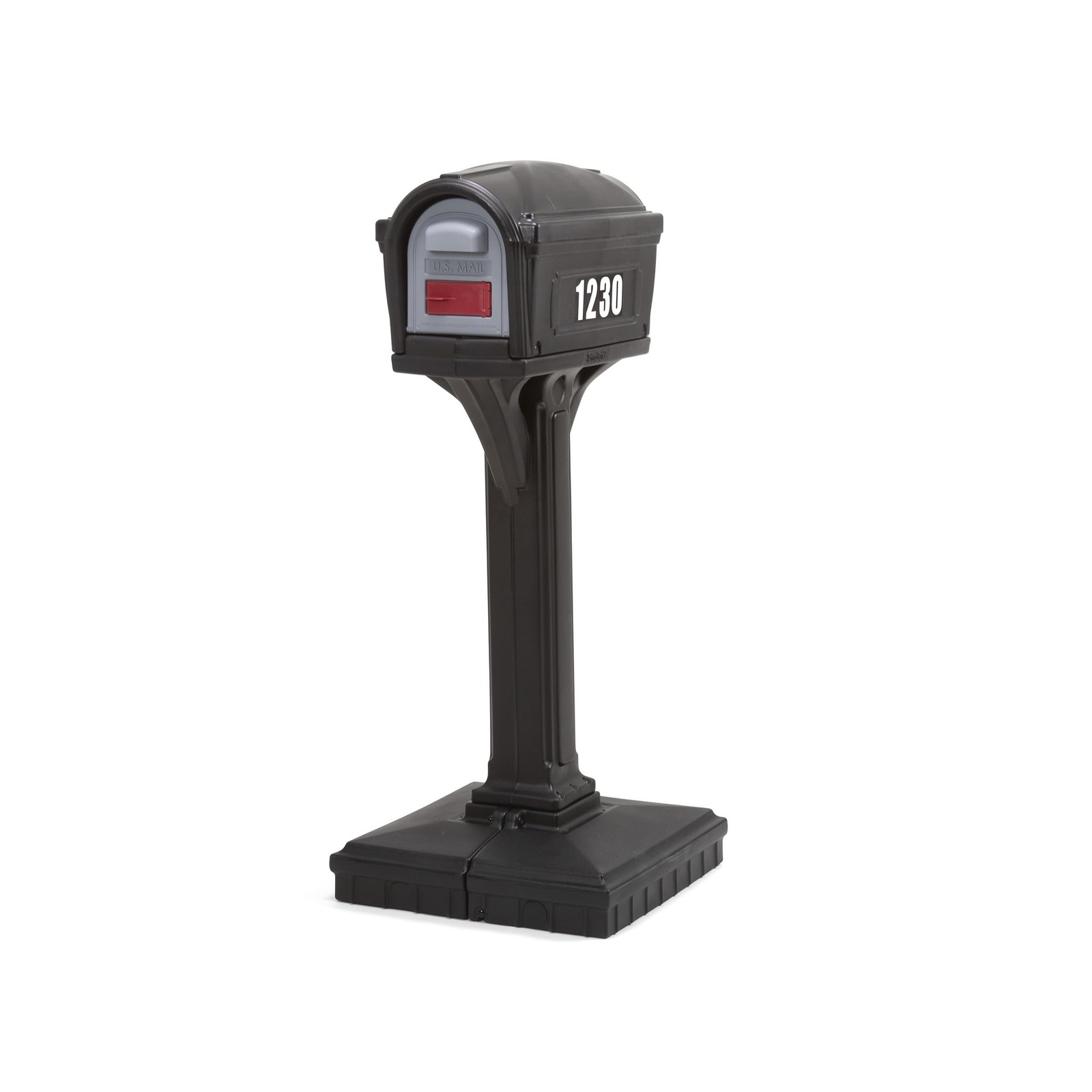Simplay3 American Home 42002R-04 Dig-Free Easy Up Classic Mailbox – Black