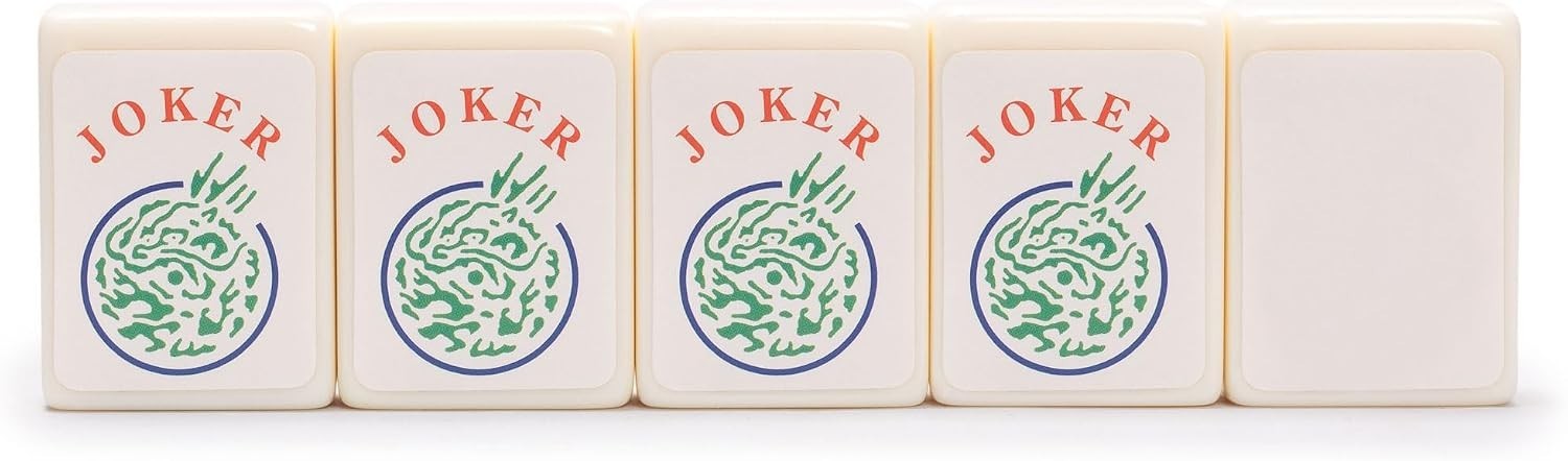 Yellow Mountain Imports American Mahjong Joker Tile Decal Stickers, Set of 8