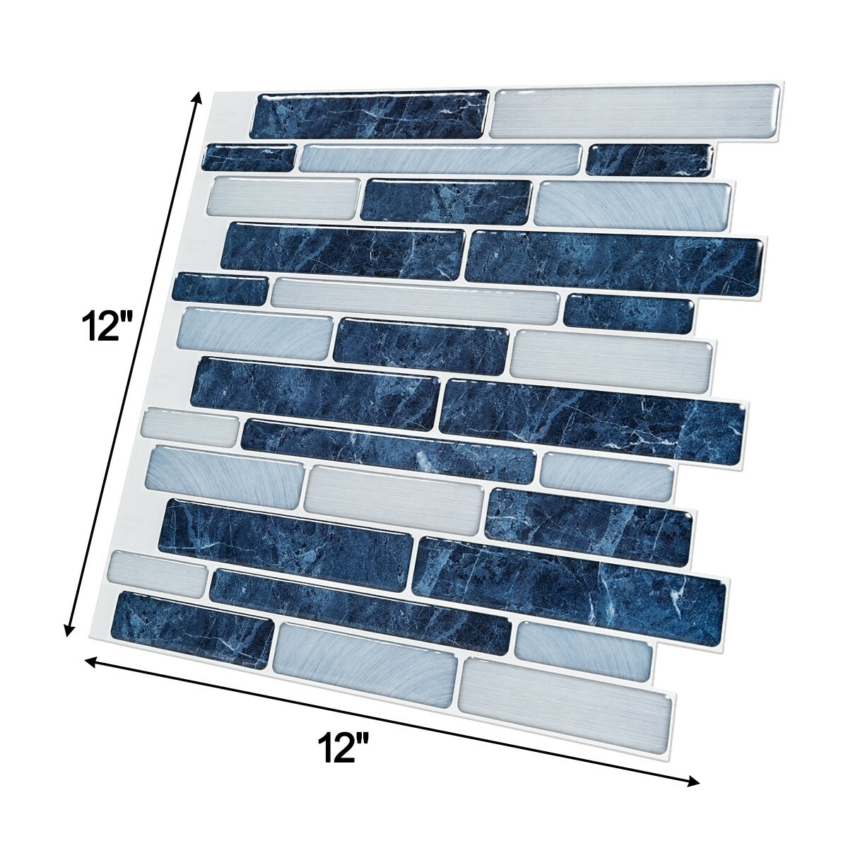 Art3d 10 Sheets Self-Adhesive Kitchen Backsplash, Decorative Tiles