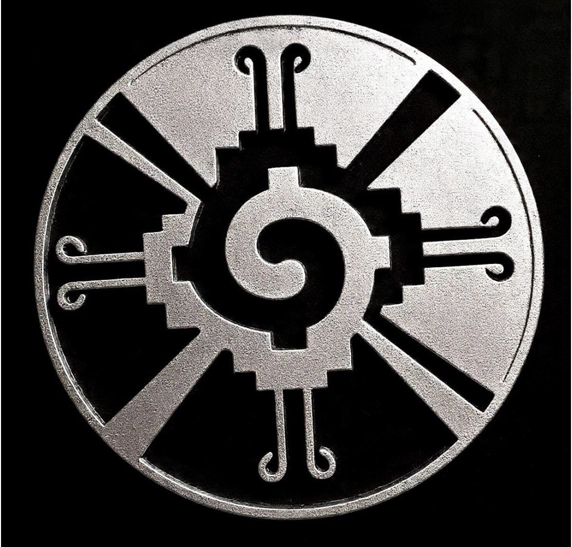 Hunab Ku Sticker, Decal Permanent Vinyl, Mexico, Mayan, Guitar , Desk, laptop
