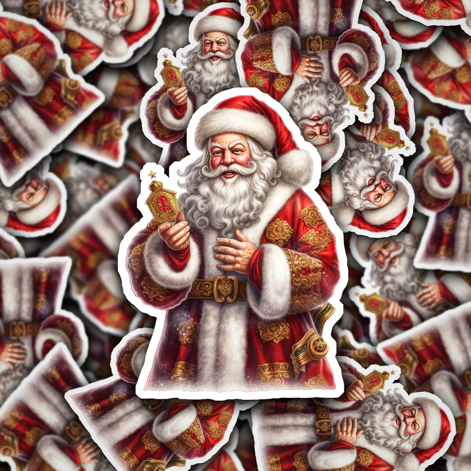 Santa Claus Vinyl Sticker – Bring the Magic of Christmas Anywhere