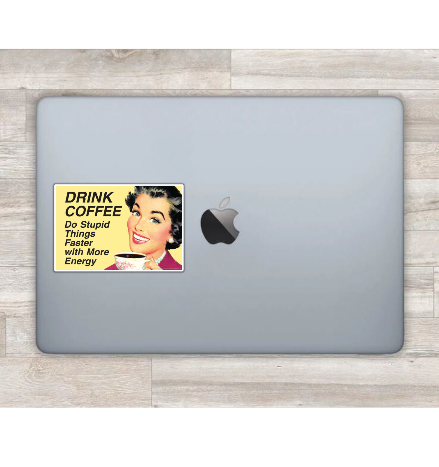 Coffee Funny Humor Fridge Magnet or Laptop Sticker