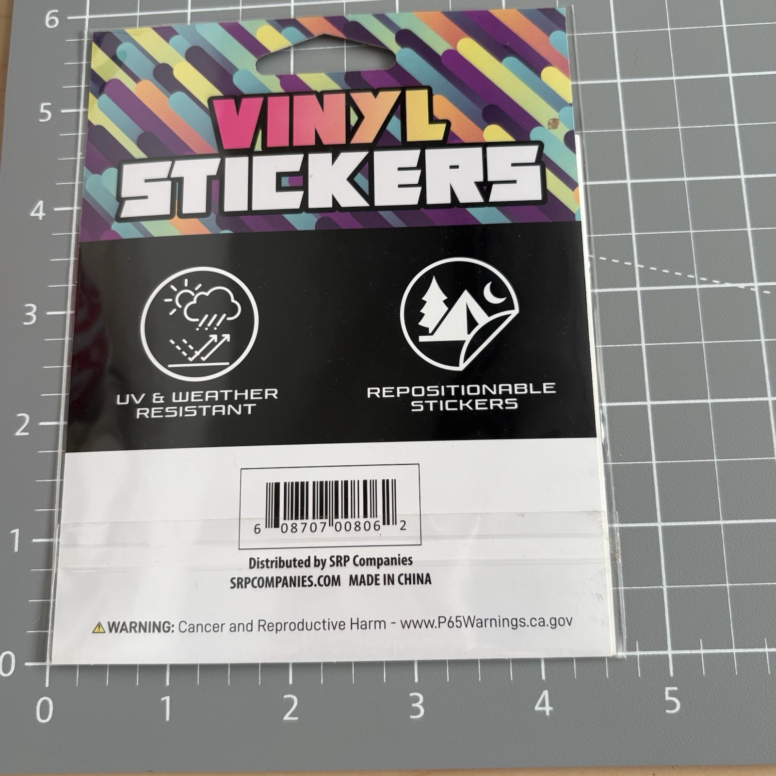 11-Piece Assorted Cool Animals Vinyl Sticker Pack