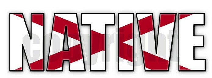 Alabama Native Flag Stickers Alabama State Flag Decals Vinyl Indoor Outdoor