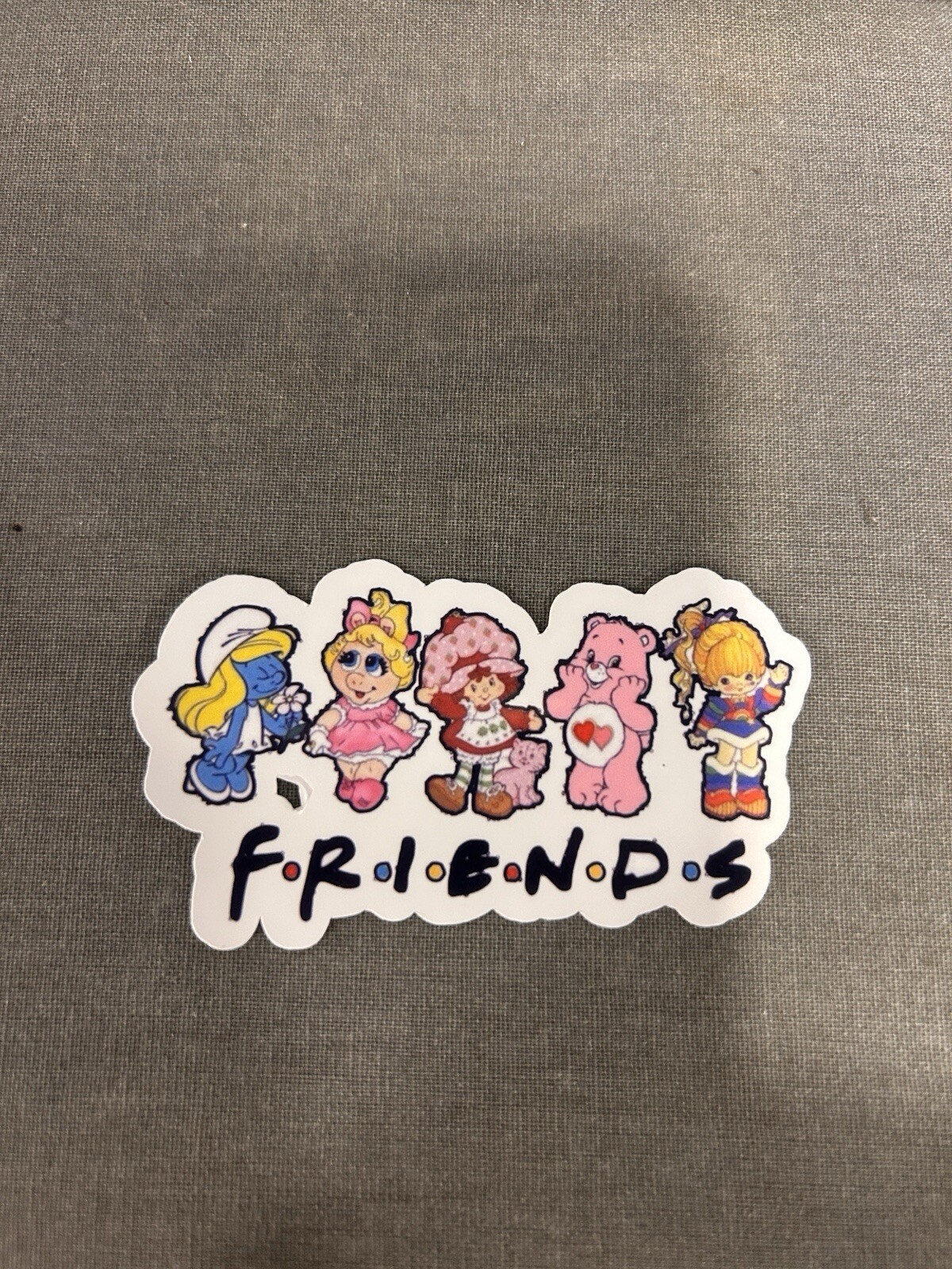 80's Characters Friends Sticker 3"