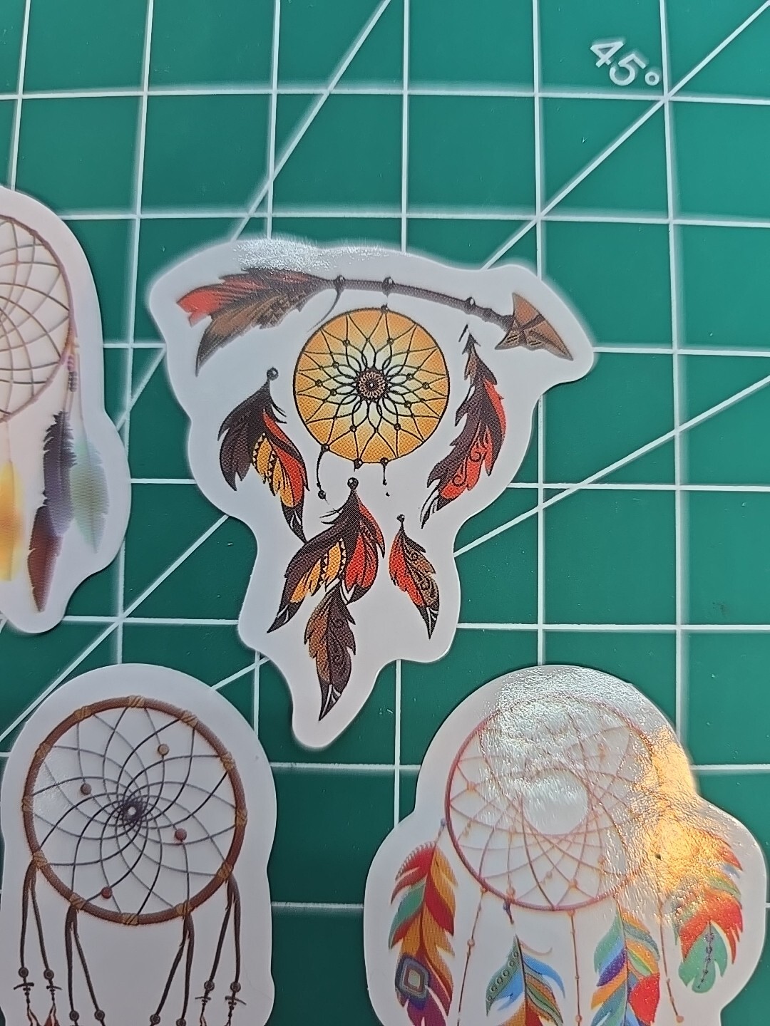 5 Dream Catcher Vinyl Decal Stickers Waterproof. Vibrant Colors. Cool. Lot #3