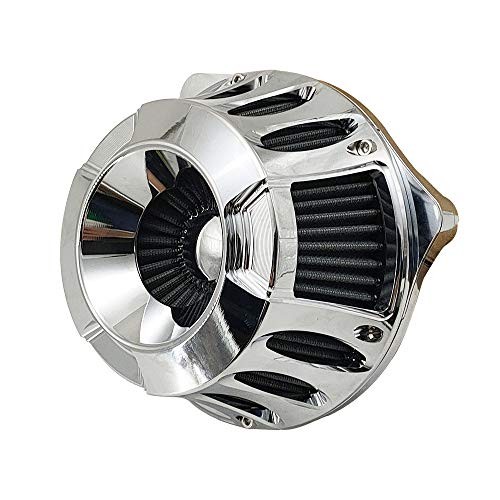 Air Cleaner Harley Filter Motorcycle Intake CNC Cut Kit for Fitment – B Chrome