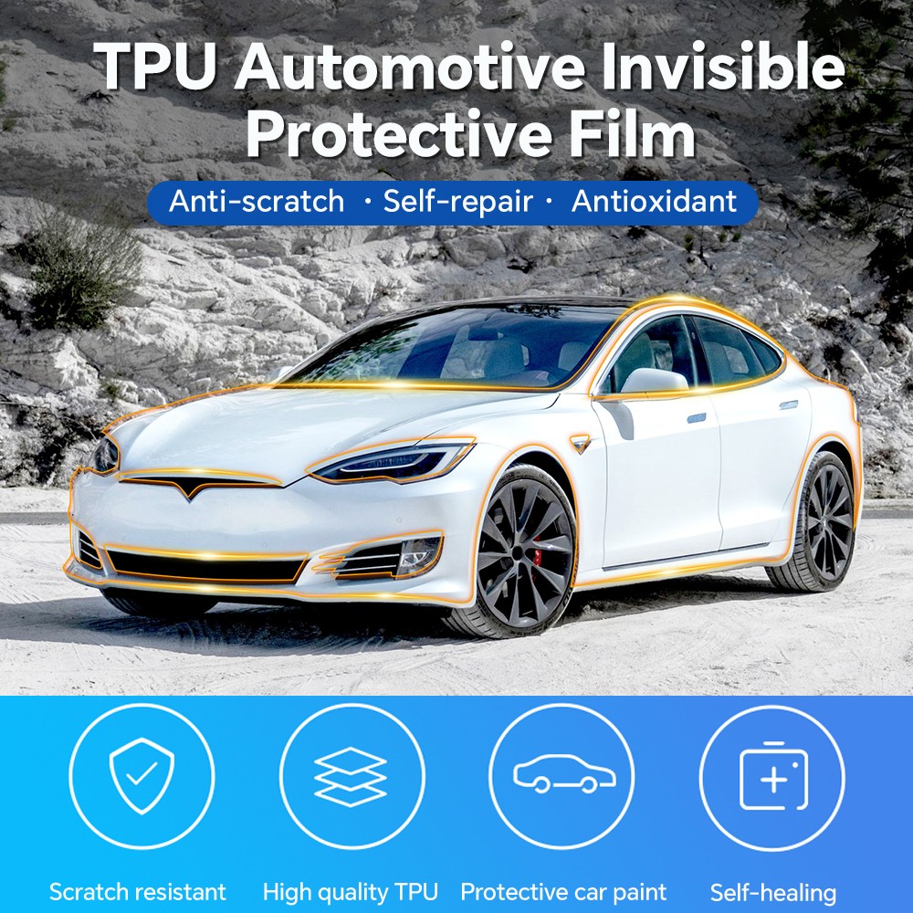 For Tesla Model S 2016-2020 PreCut Paint Protection Film Clear Bra PPF Kit