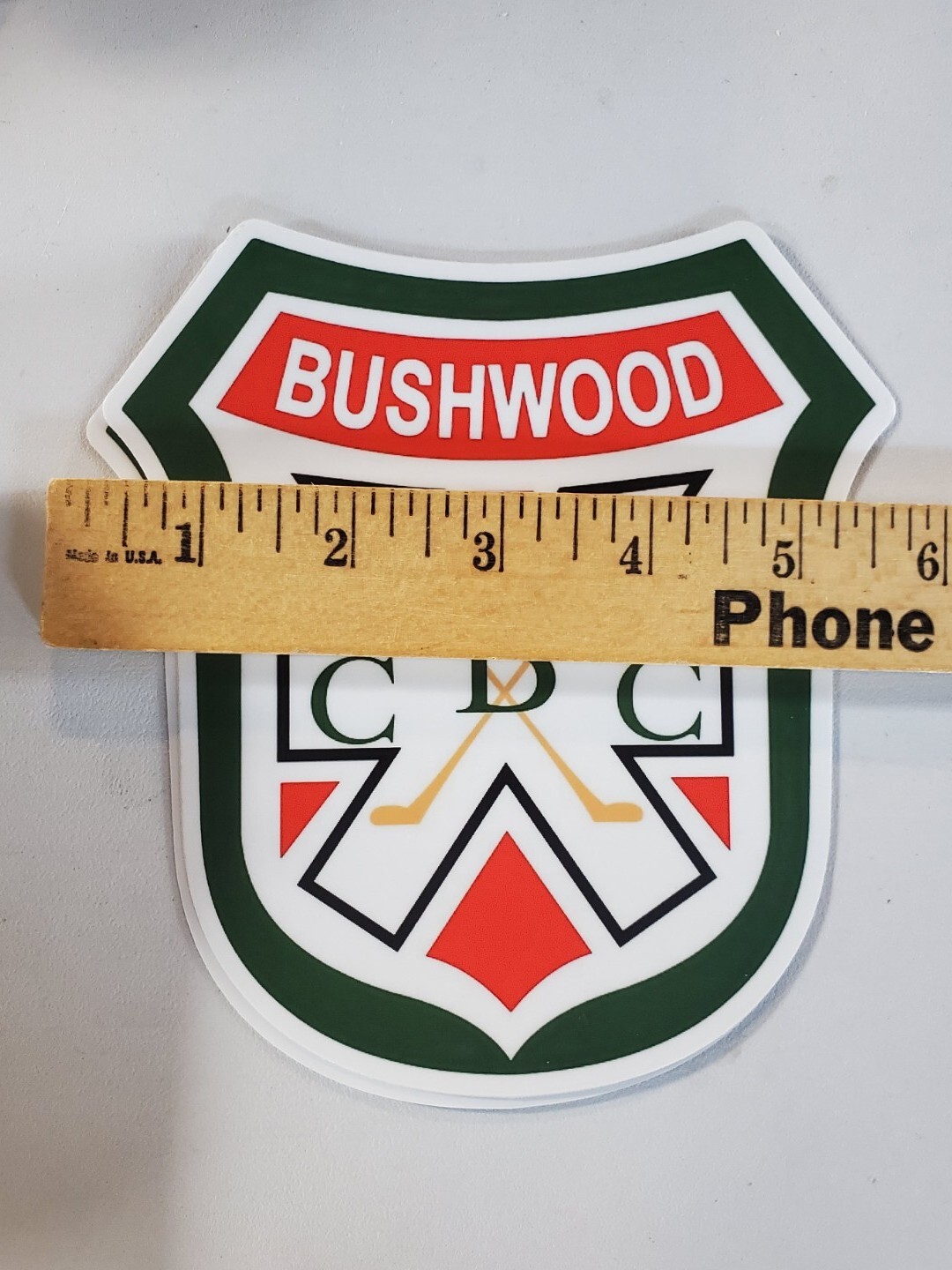 BUSHWOOD COUNTRY CLUB CADDYSHACK Stickers 2 PACK HUGE 6×6 WORLDWIDE 🌐 SHIPPING