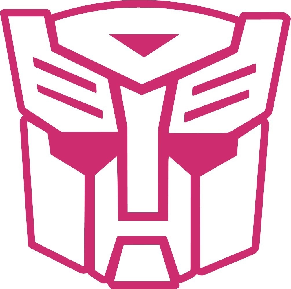 Outlined Transformers Autobot Decal Vinyl Sticker laptop helmet window wall door