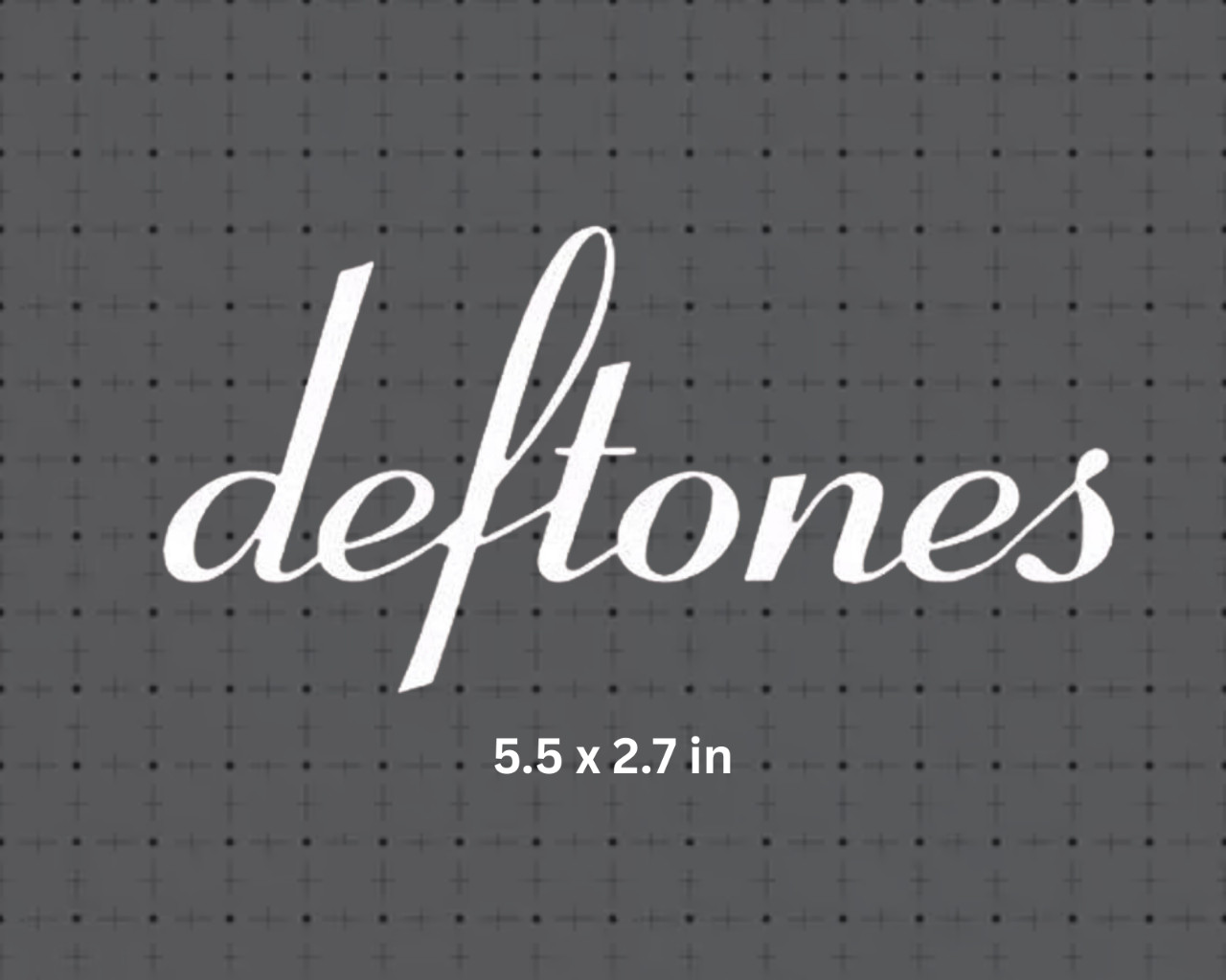 Deftones Logo Vinyl Decals – 2 Pack – Choose Your Decal & Color