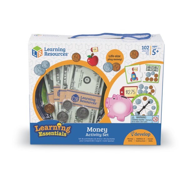 Money Activity Set – 102pc, Play Money for Kids