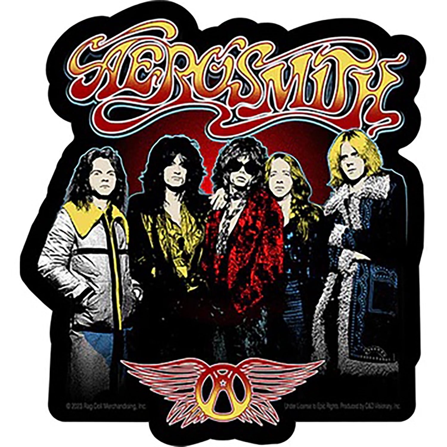 Sticker Aerosmith Band 4.5×5 – C&D Aerosmith Vinyl Decal Stickers – Official