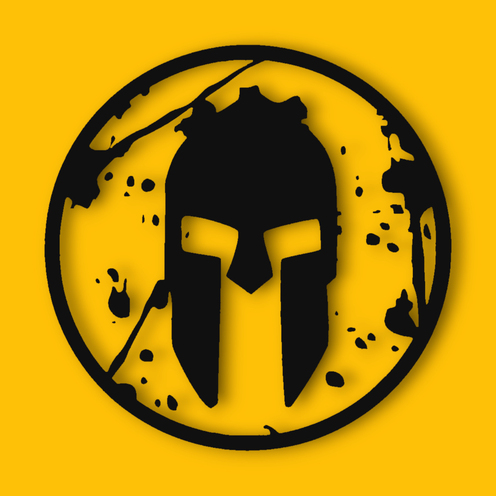 Spartan Race Distressed Warrior Premium Vinyl Decal Sticker | 6 Year Durability