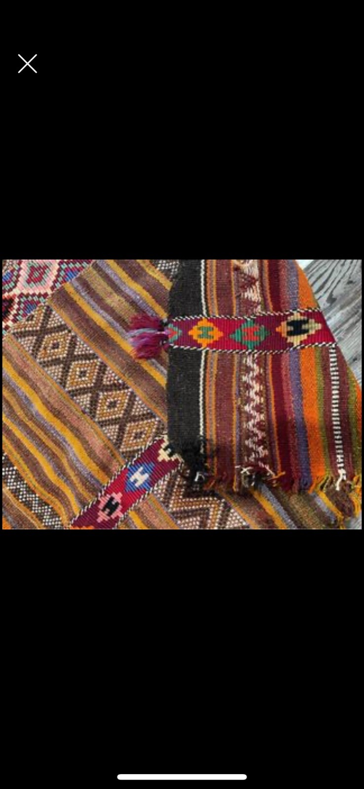 Traditional Hand Made Wool Rug Or Tapissery