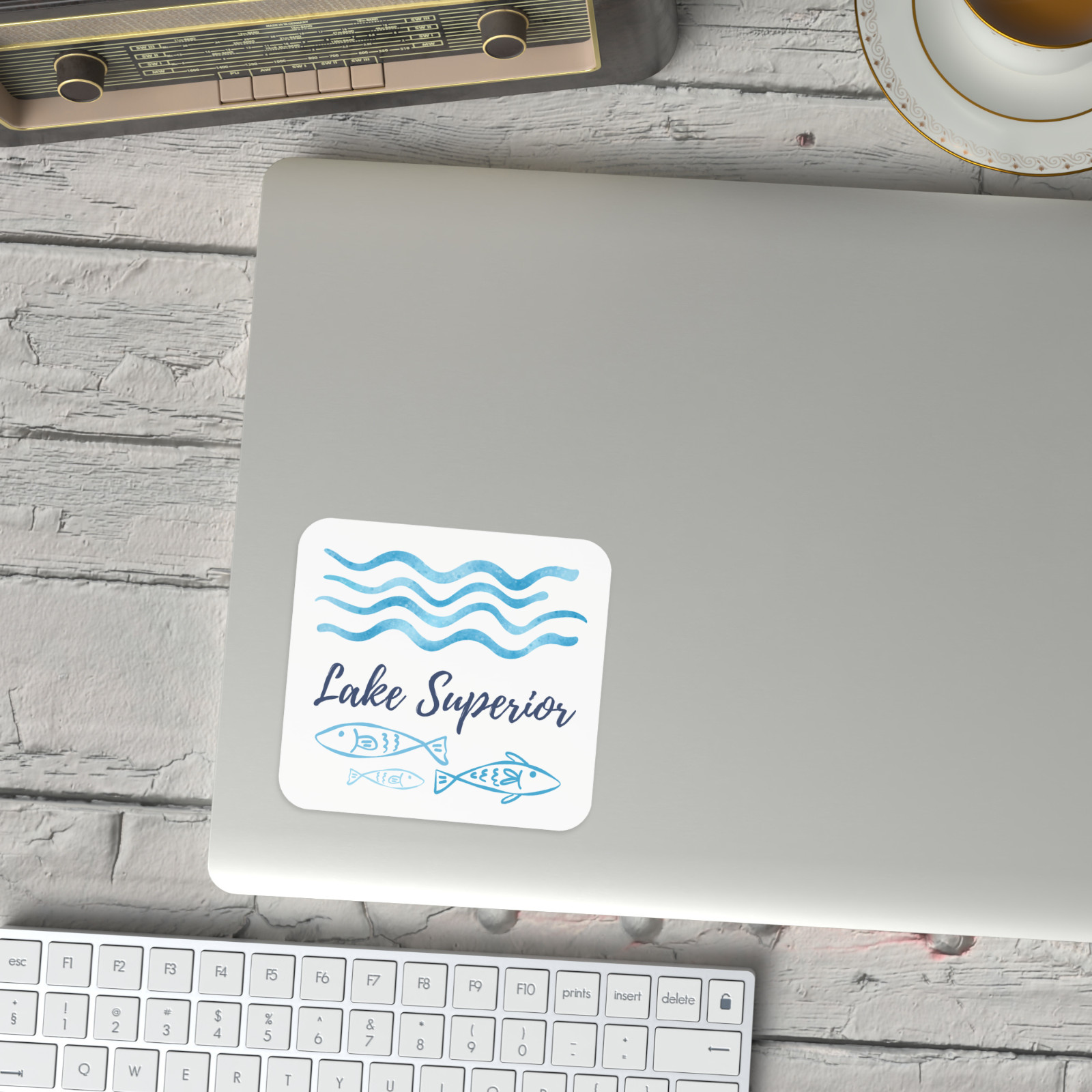 Great Lakes Stickers Set Michigan Superior Huron Erie Ontario Vinyl