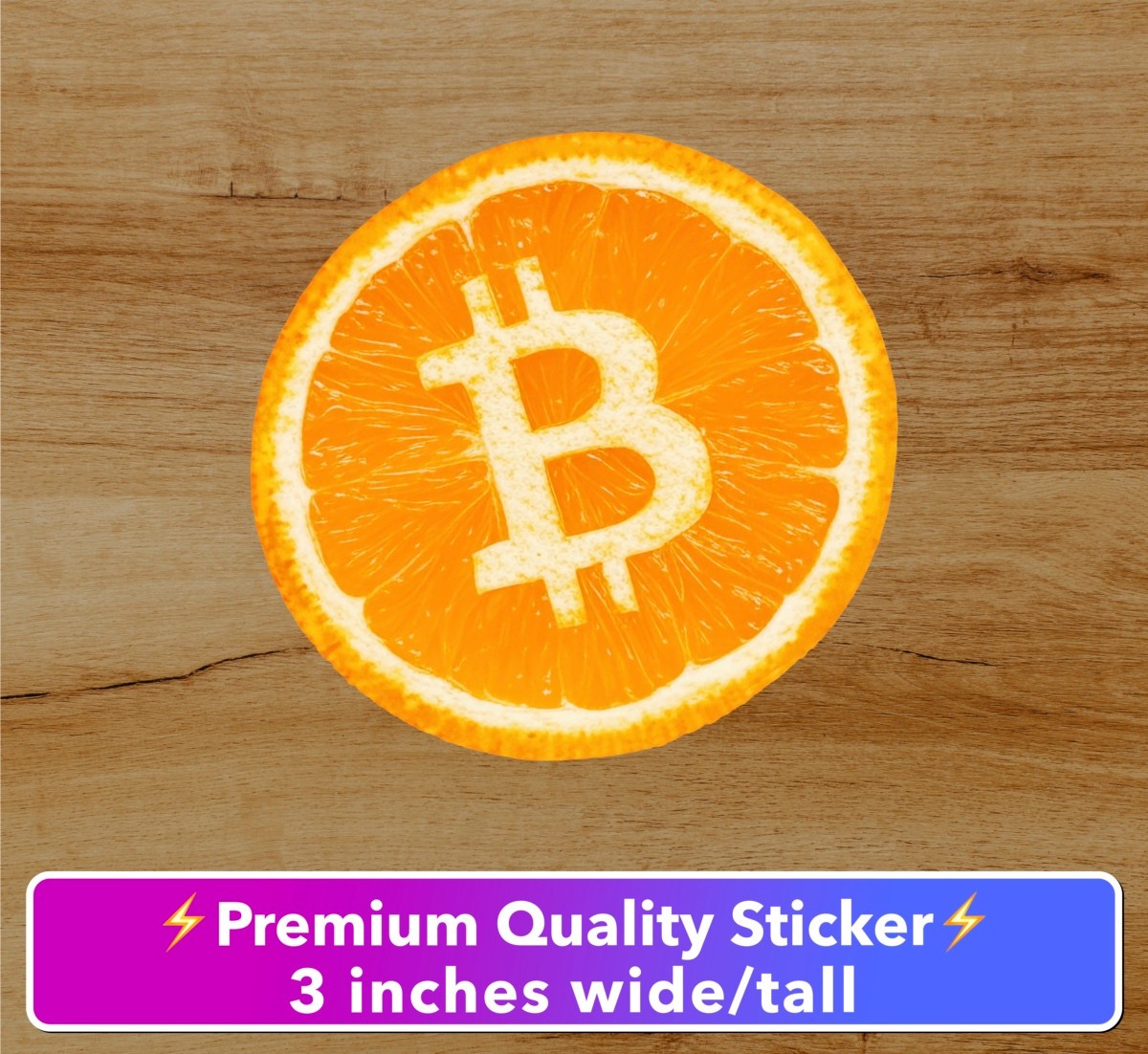 Bitcoin BTC premium 9 sticker pack crypto weatherproof vinyl decal 3 inches