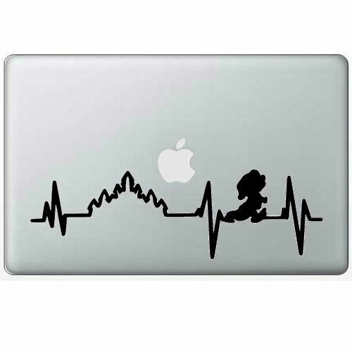 Dopey Heartbeat Lifeline Decal Sticker for Home Car Window Wall Door Laptop Mac