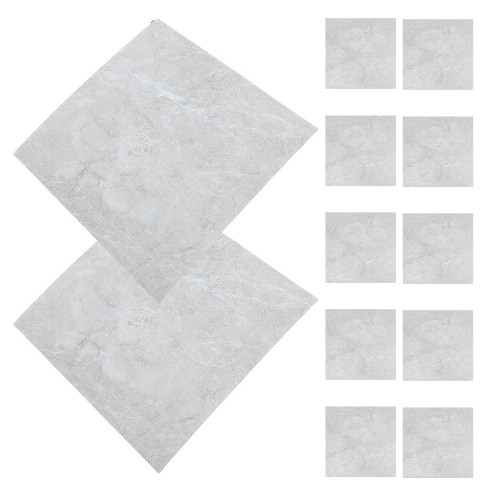 12 Pcs Self Adhesive Backsplash Marble Self-adhesive Wall Stickers