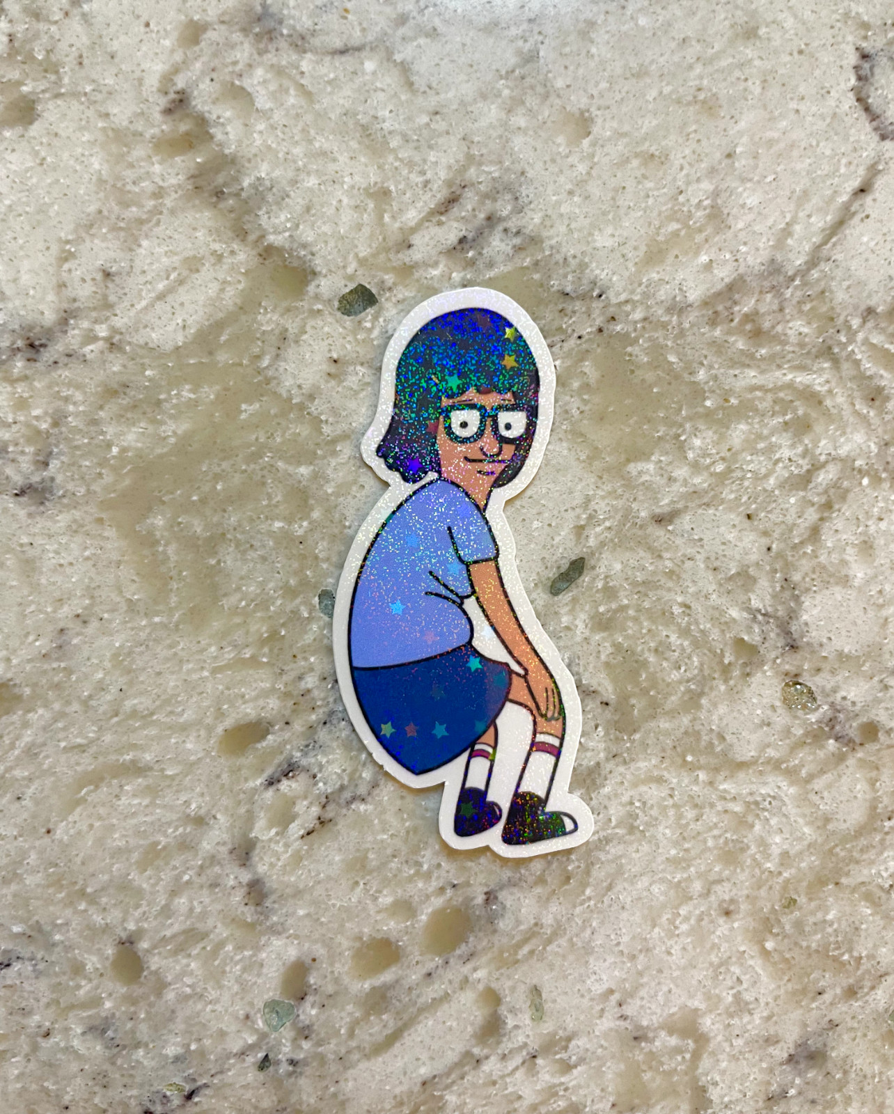 Twerking Tina Sticker l Gloss or Holographic Laminate l Waterproof Decal