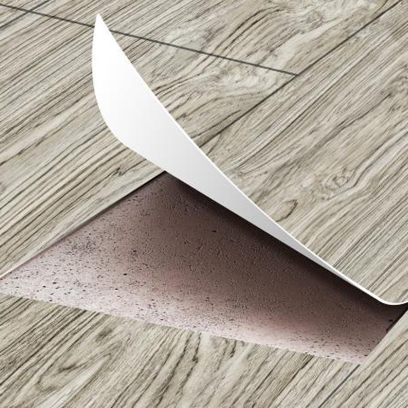 Floor Sticker Decoration Home Living Room Wood Grain 1 Roll Decal Room