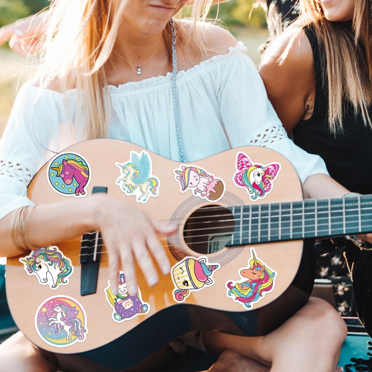 Unicorns Stickers 100 Pcs Waterproof Vinyl for Water Bottles