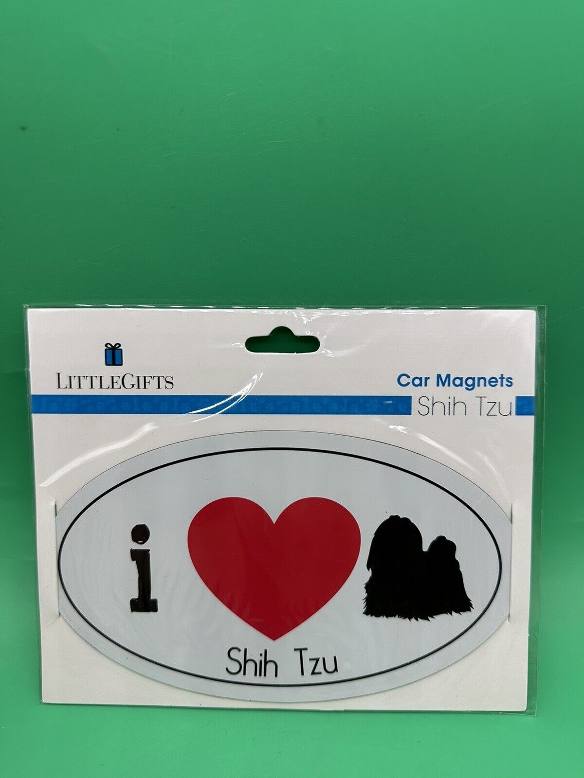 Little Gifts I ?? Love Shih Tzu Car Magnet 6” X 3.5”