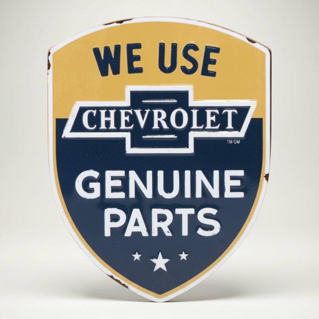 Chevrolet Genuine Parts Shield Metal Magnet