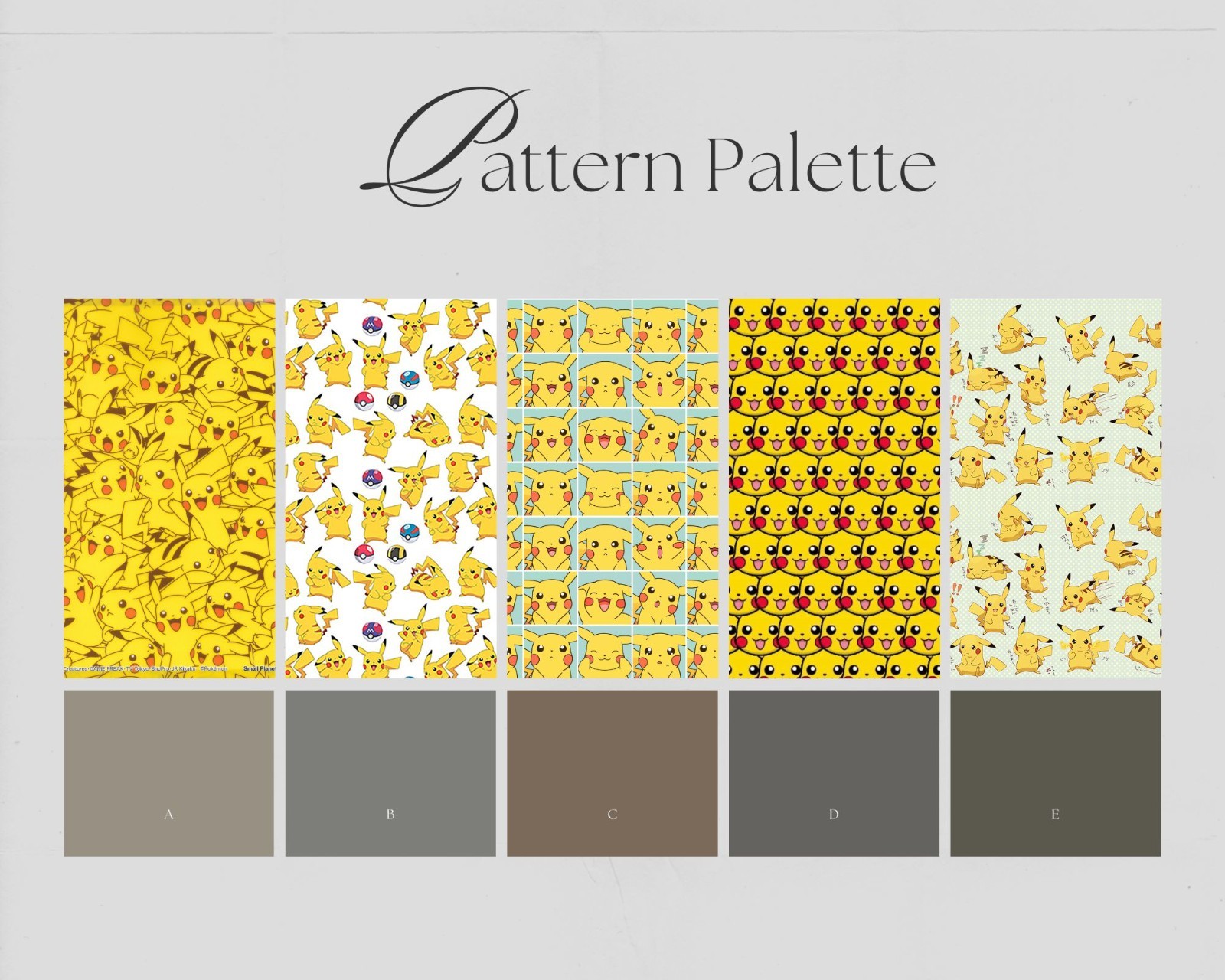 Pokémon Pikachu Vinyl Patterns & Iron on HTV for all Cricut cutting machines