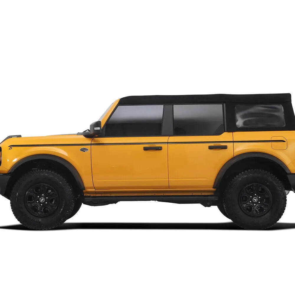 Aftermarket Upper Door Side Line Stripe Decal for Ford Bronco 2/4-Door (2021–202