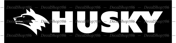 HUSKY Tools – Cars/SUV/Truck/Toolbox Vinyl Die-Cut Peel N' Stick Decal/Sticker