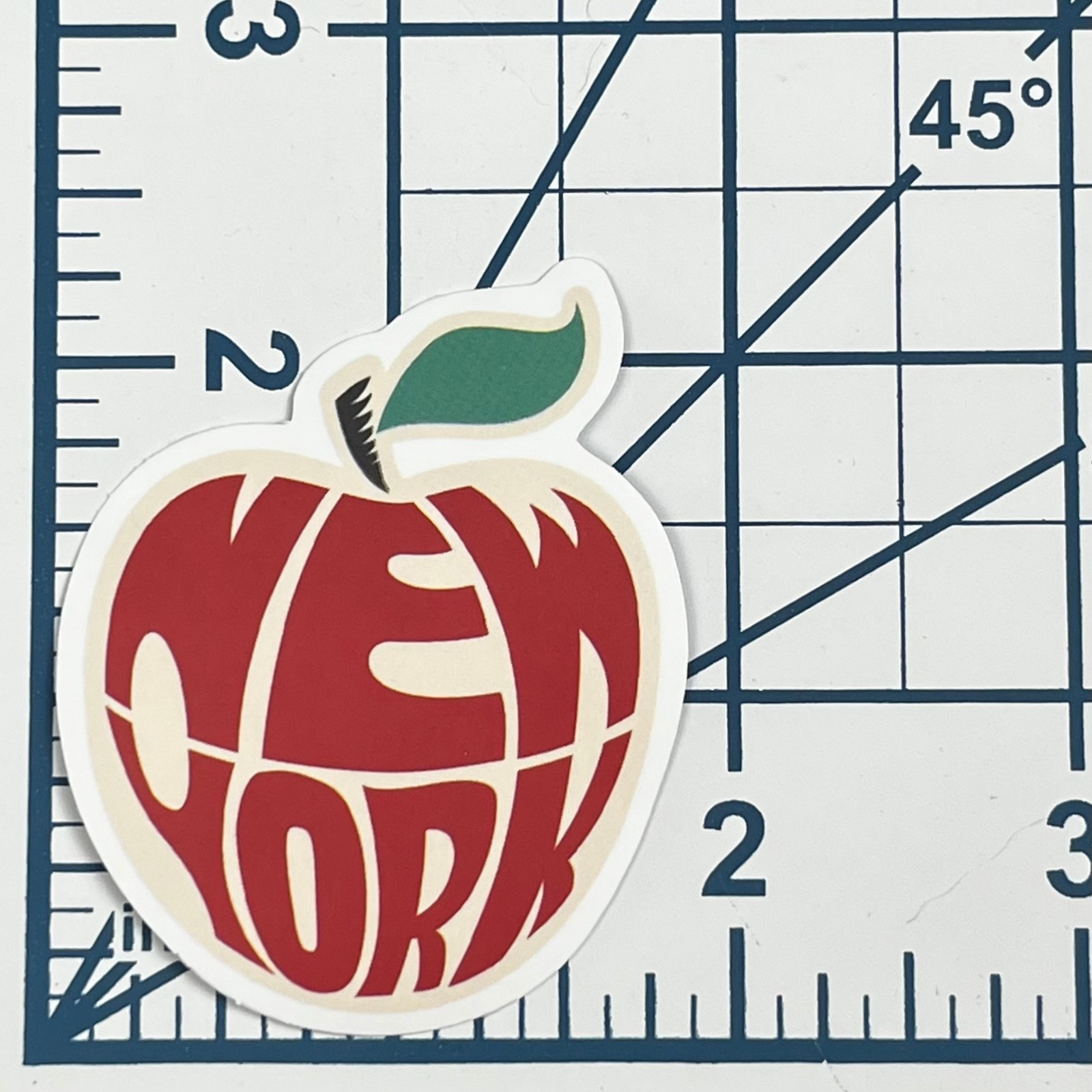New York Big Apple Vinyl Sticker NYC Souvenir Travel Art City Vacation Gift