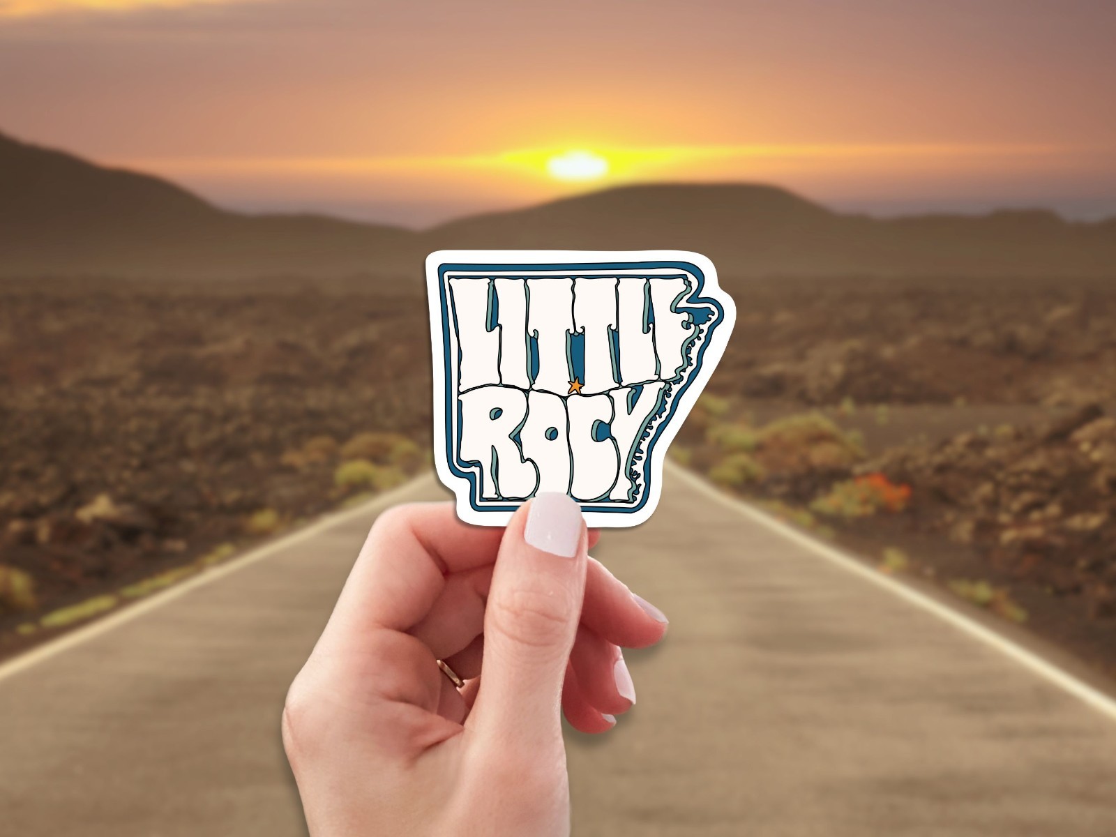 LITTLE ROCK ARKANSAS AMERICANA TRAVEL DECAL BUMPER STICKER LAPTOP BOTTLE +