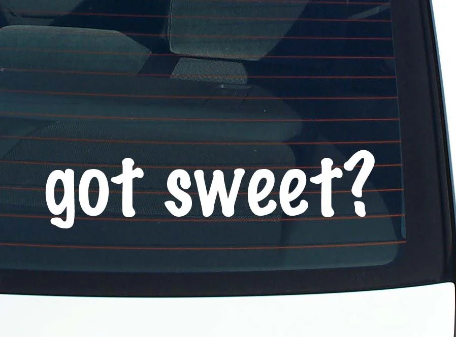 got sweet? FUNNY VINYL CAR DECAL STICKER FAMILY LAST NAME