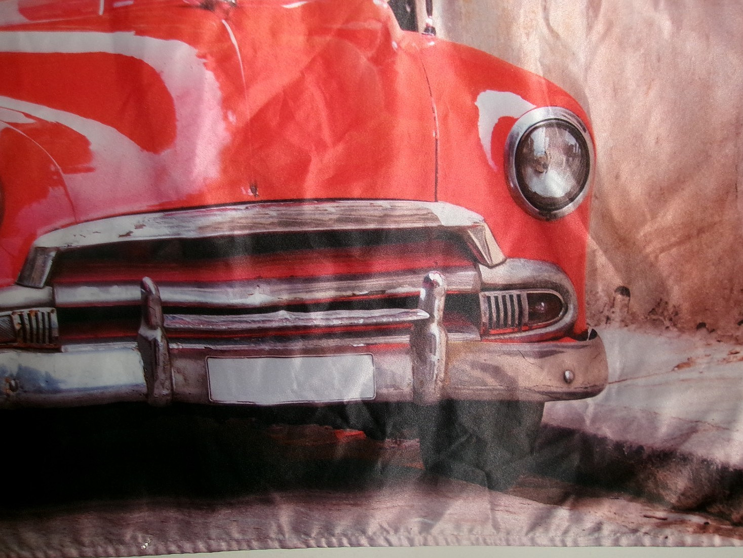 Wall Decor XXXL Classic Car Sz. 78" Horizontal 59" Vertical One Sided