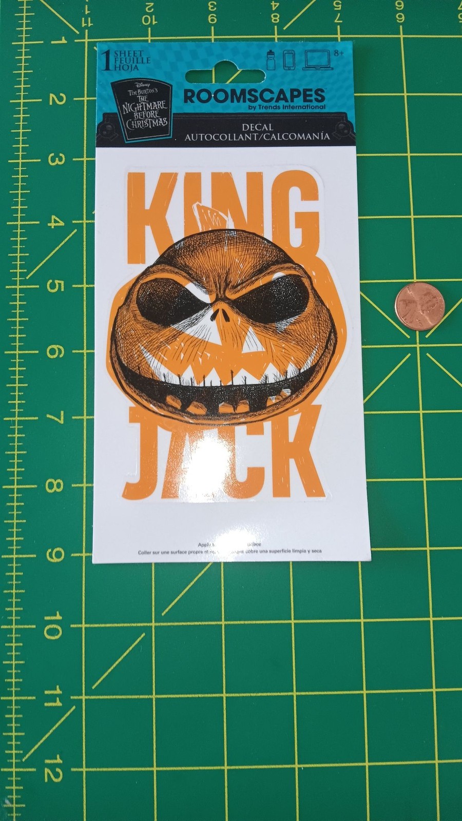 Roomscapes Trends Intl Decal Disney Nightmare Before Christmas King Jack Sticker