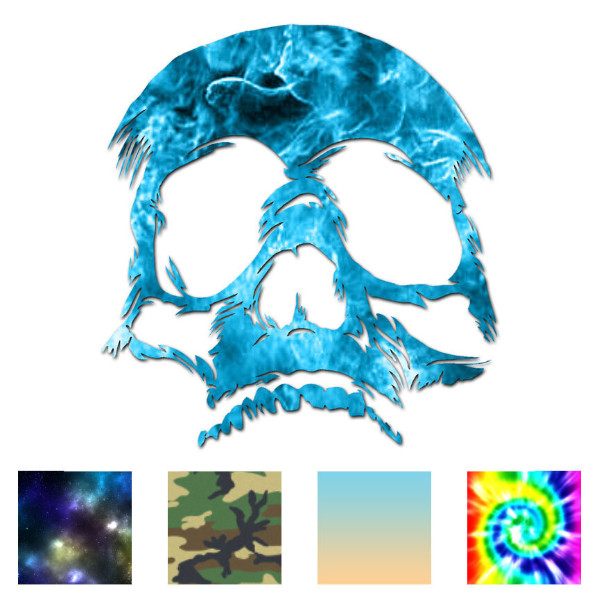 Dead Skull – Vinyl Decal Sticker – Multiple Patterns & Sizes – ebn1106