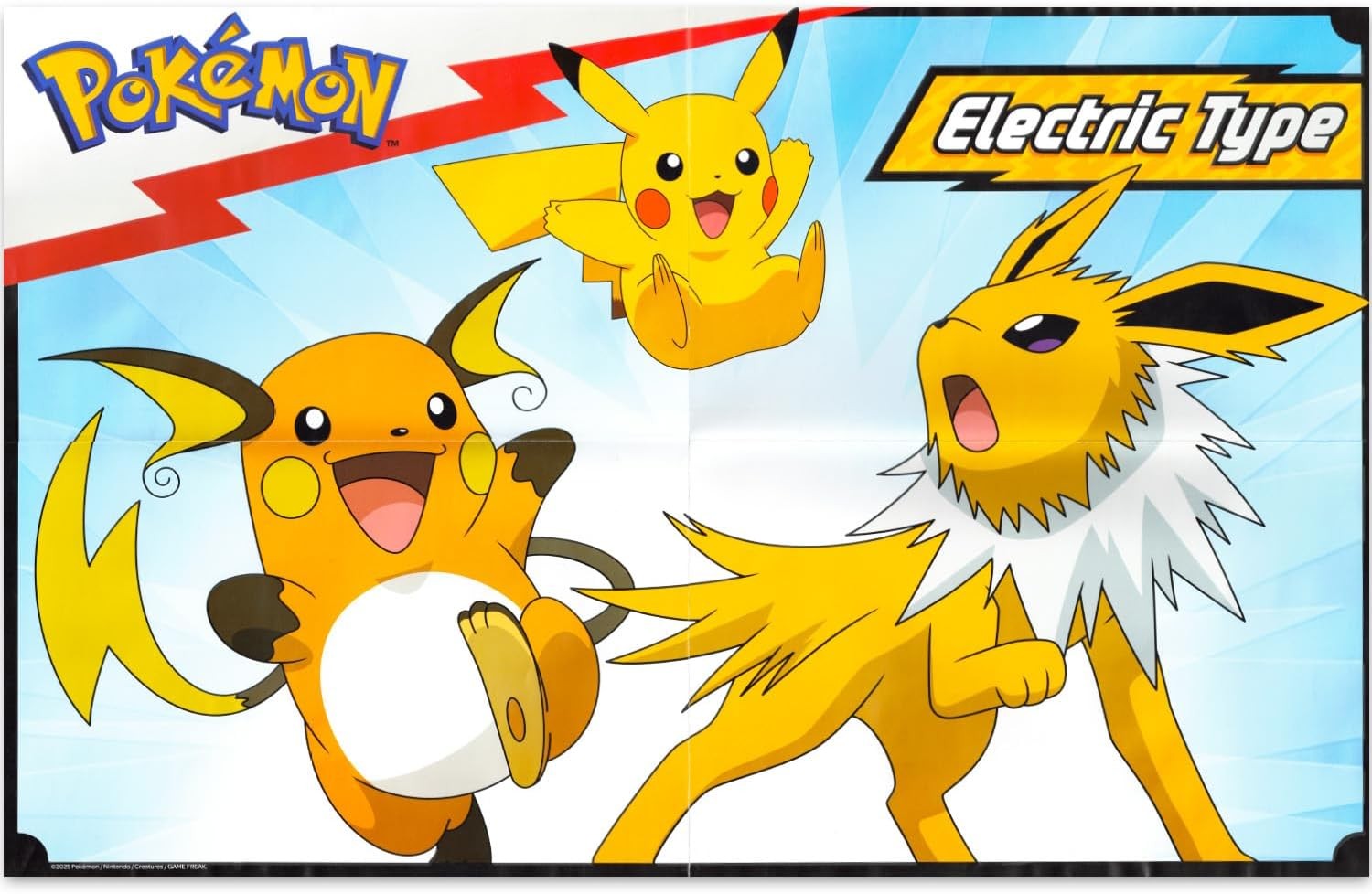 Pokemon Glow in the Dark Poster Set – Room Decor Bundle with Glow in the Dark Po