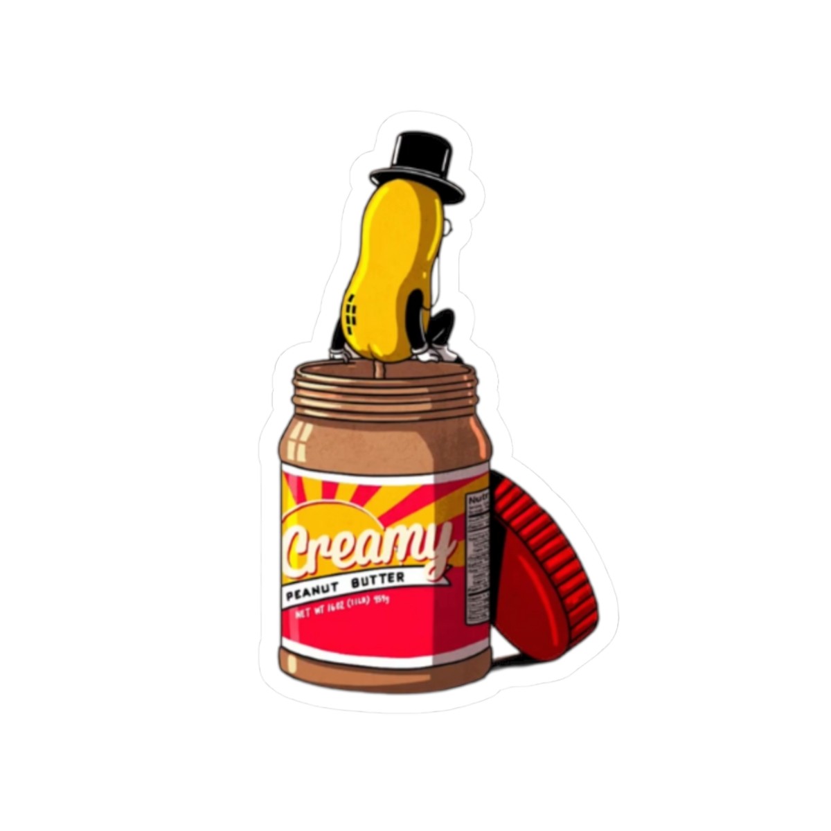 Mr. Peanut – Peanut Butter Poop – Sticker