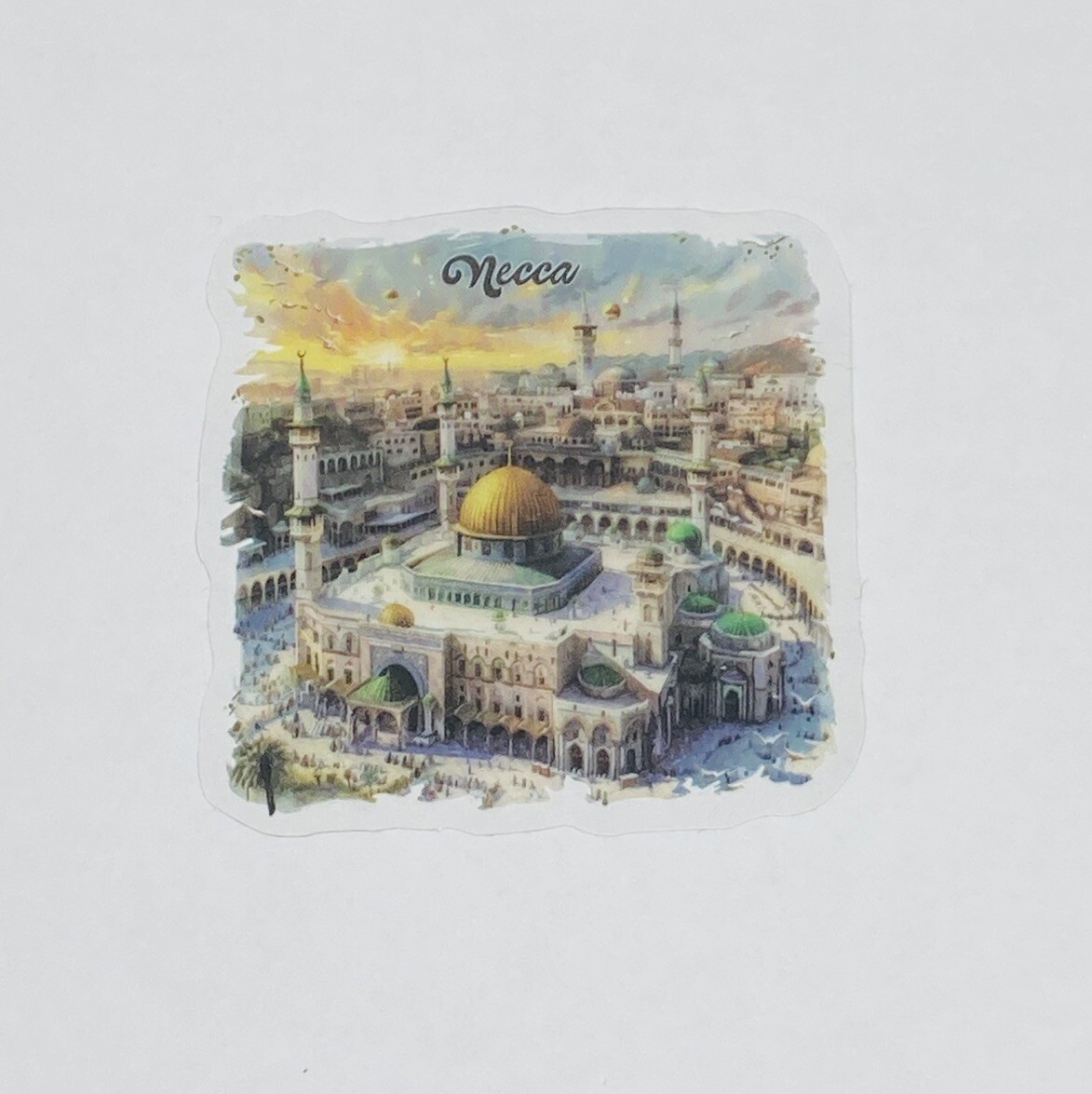 Mecca Mosque Clear Transparent Sticker Travel City Art Decal Vinyl Souvenir Tc6