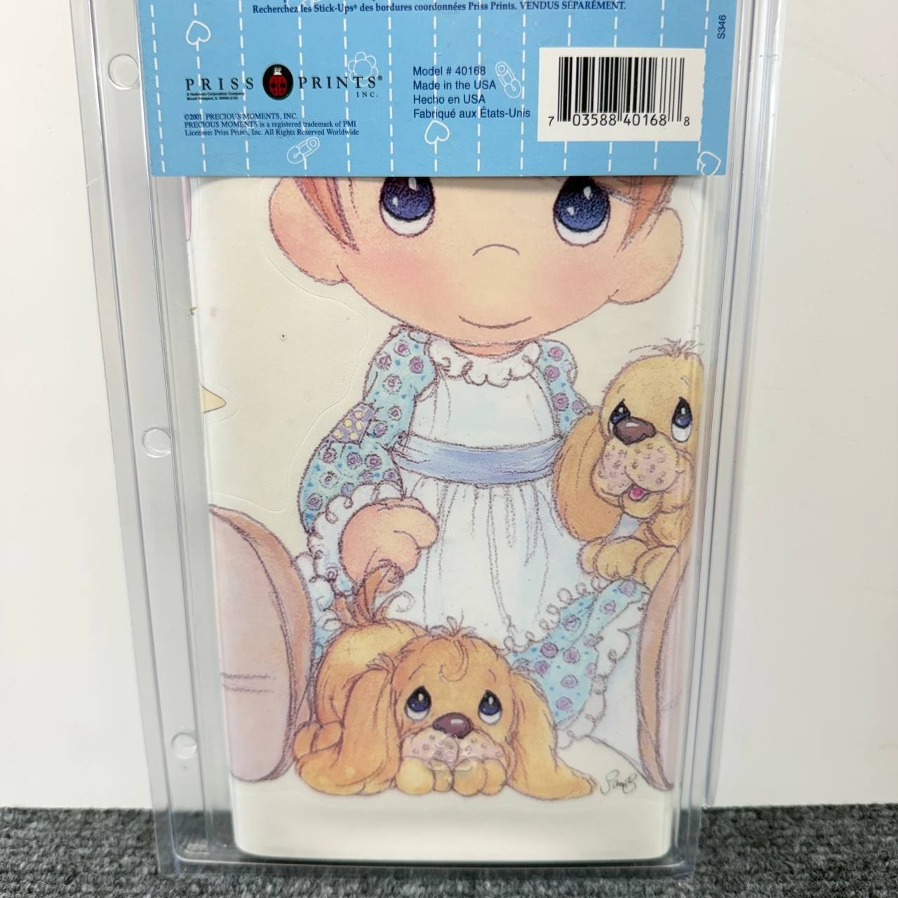 Precious Moments Priss Prints 40168 Jumbo Stick Ups Vintage Baby Wall Decals 25