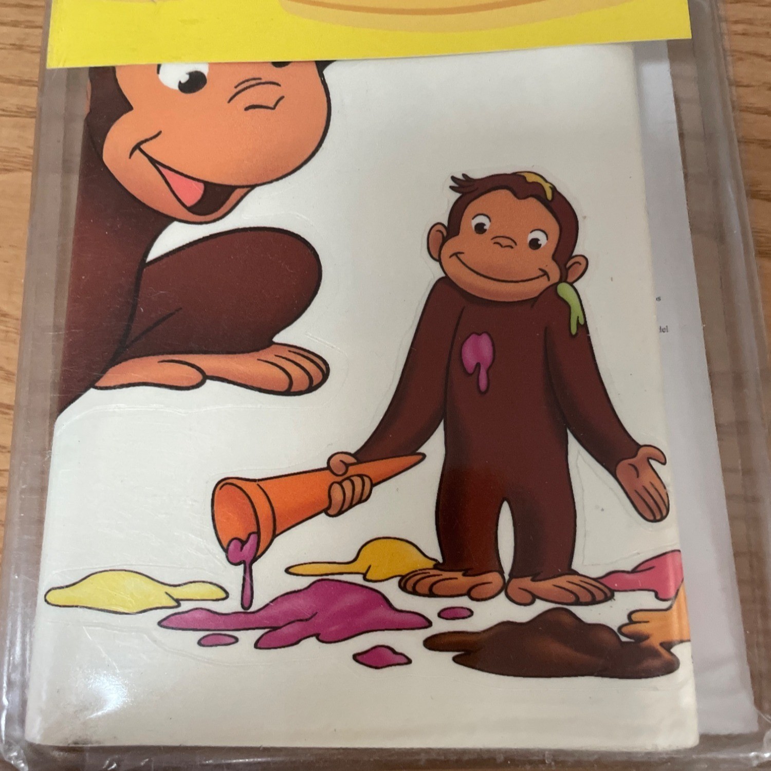 PBS Kids Curious George Peel and Stick Appliques Wall Decals Removable Reusable
