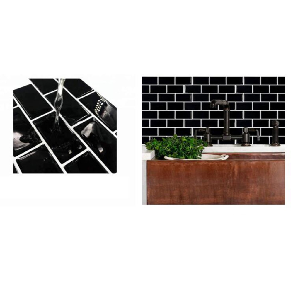 Self- Adhesive Brick Wallpaper Removable Faux Peel and Stick Decals