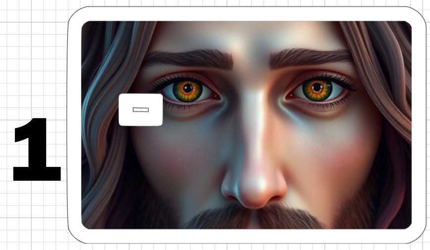 Beautiful Jesus Christ ATM Debit Credit Card Skin Sticker Lord Savior God Face