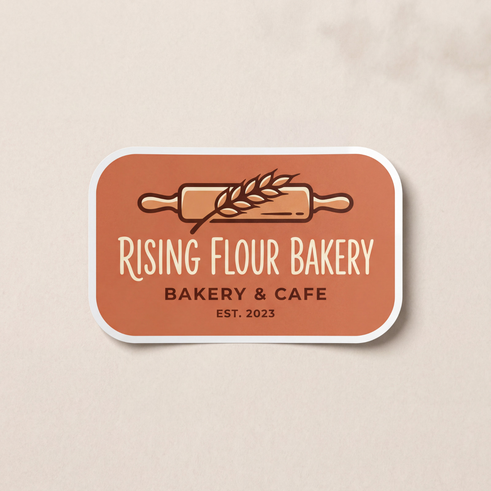 Personalized Logo Stickers Waterproof Vinyl Custom Business Labels 50 Pack