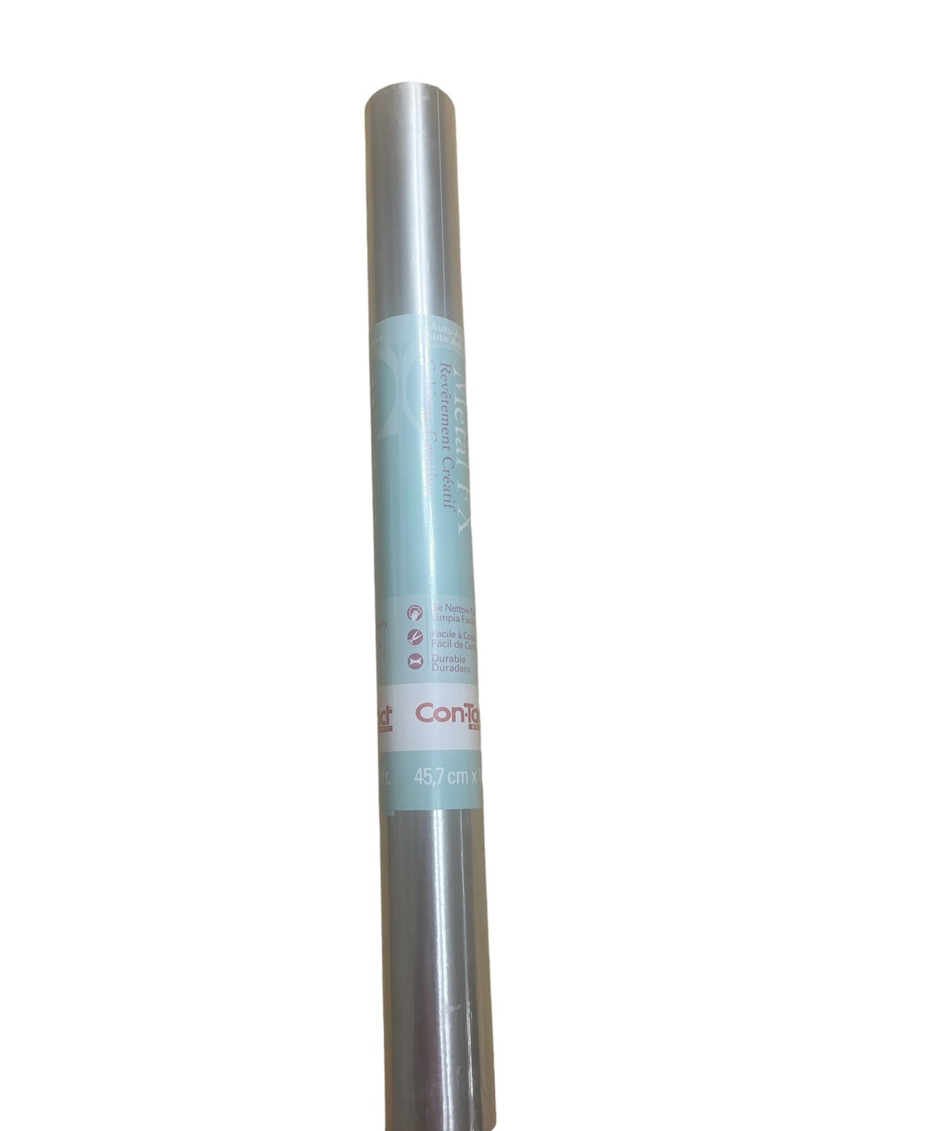 Con-Tact Creative Covering Metal FX 18 In. x 6 Ft. Stainless Steel Self-Adhesive