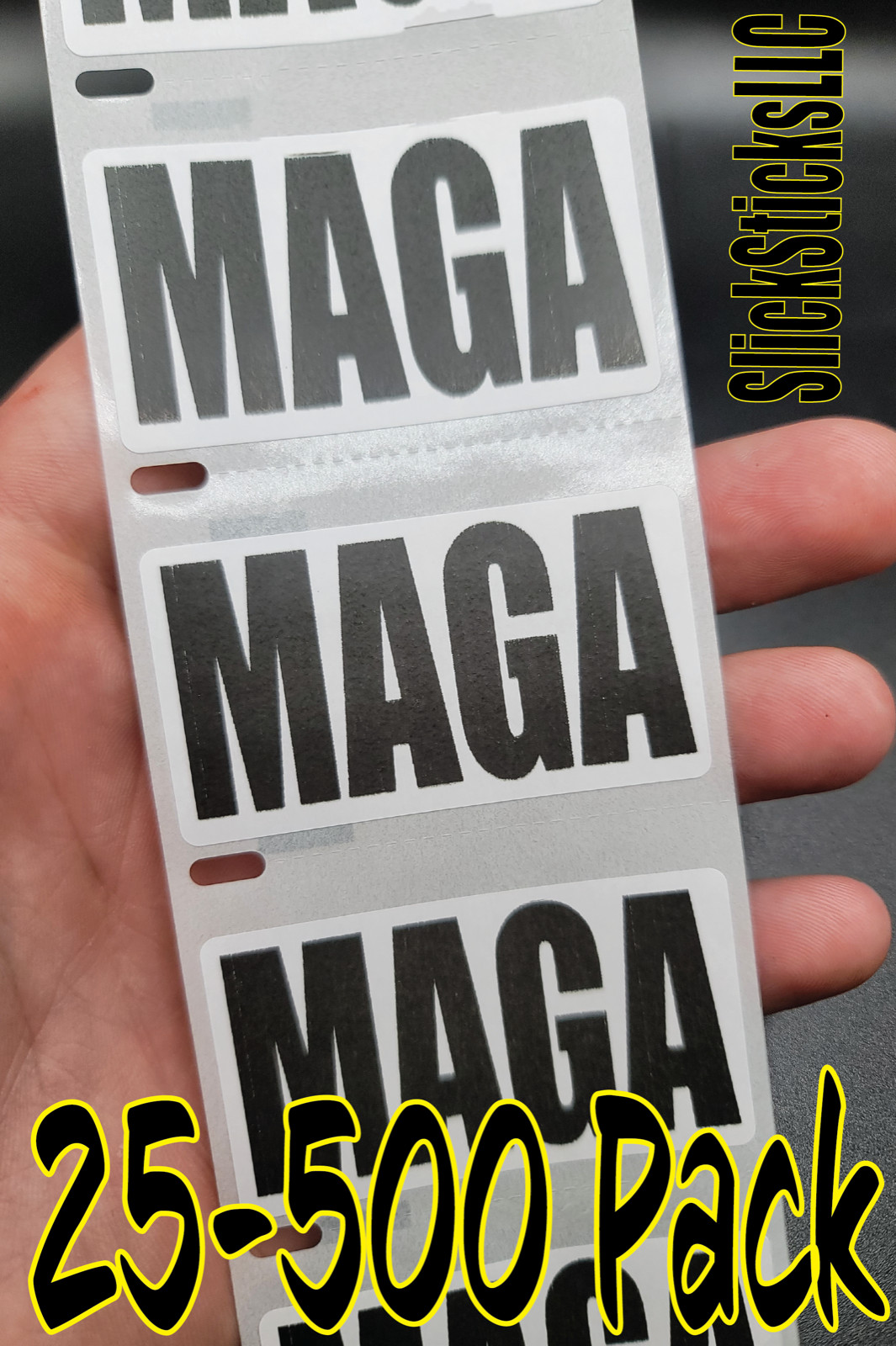 "MAGA" Stickers 25-500 Pack politic decal donald election 2024 trump ultra make