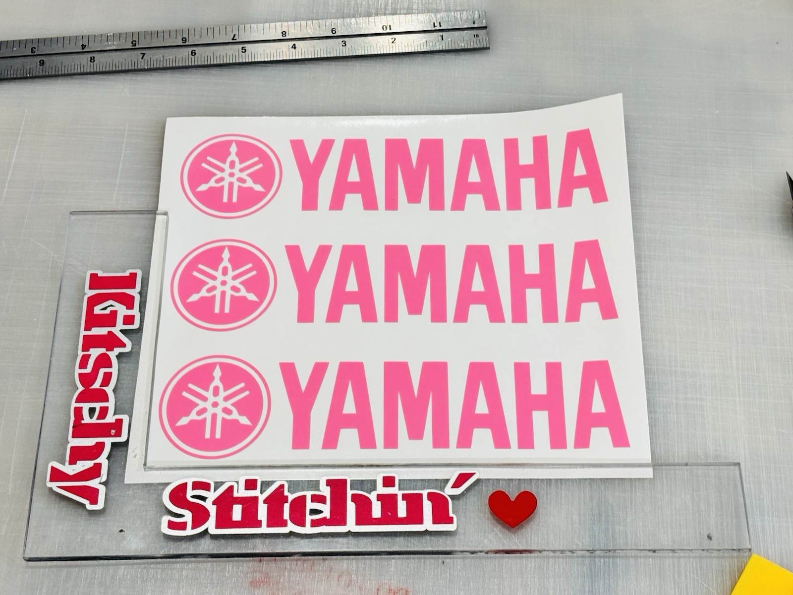 TWO THOR Die Cut Vinyl Decals Motorcycle Honda Kawasaki Suzuki Yamaha KTM Husky