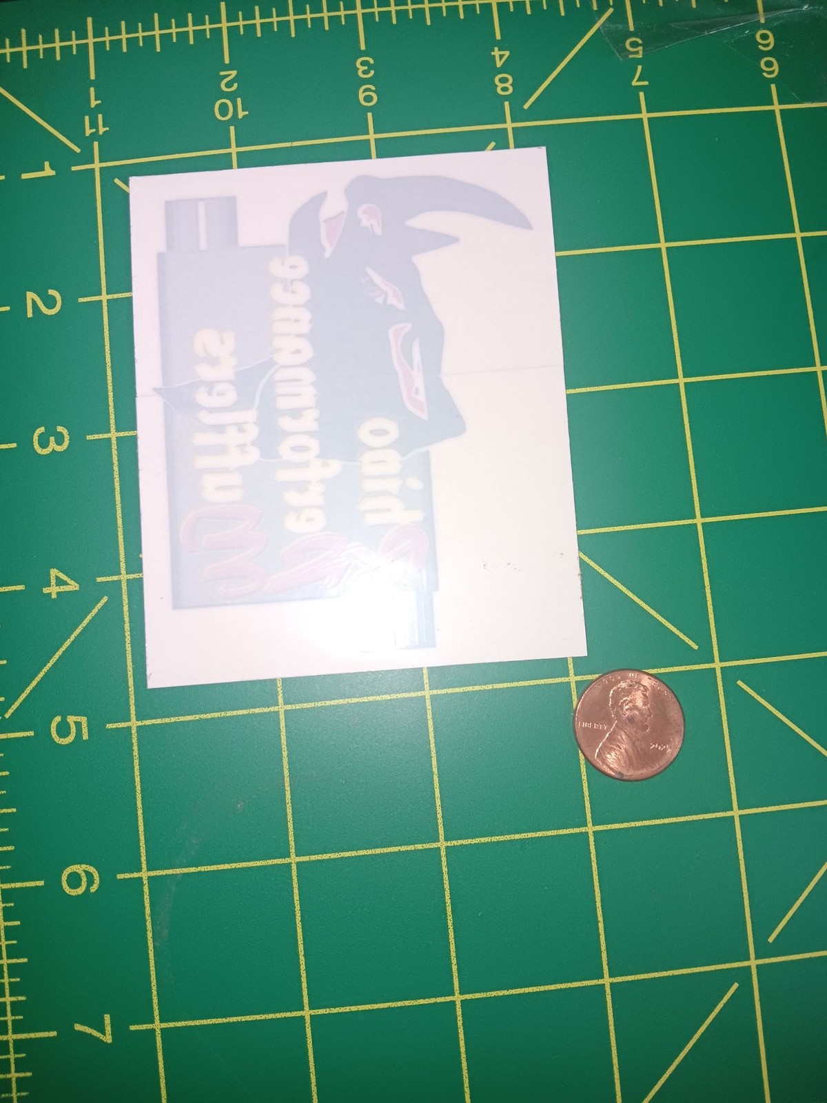 Vinyl Sticker Decal Small 2×2 Inch Black Rhino Head Logo